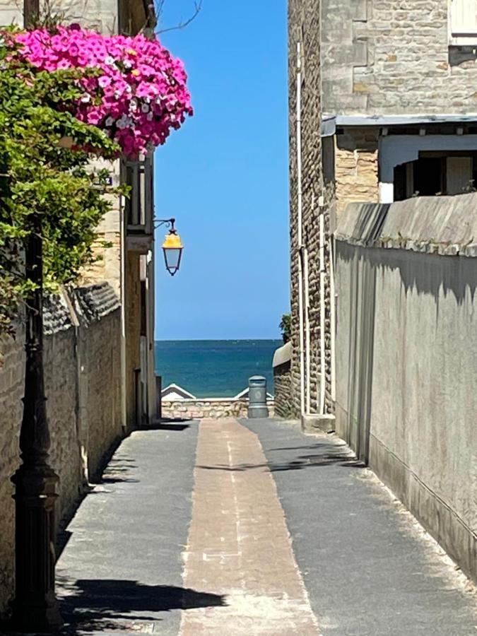 Saint-Aubin-Sur-Mer: Bel Appartement Traversant 외부 사진